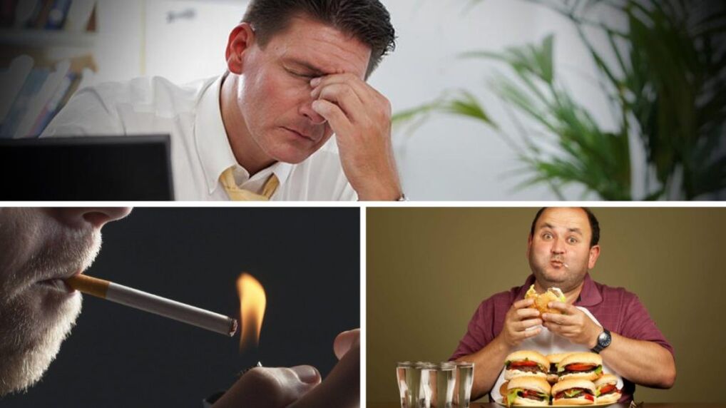 Erkek gücünü kötüleştiren faktörler - stres, sigara, yetersiz beslenme
